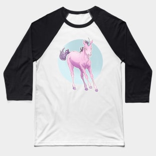 Pink little unicorn Baseball T-Shirt